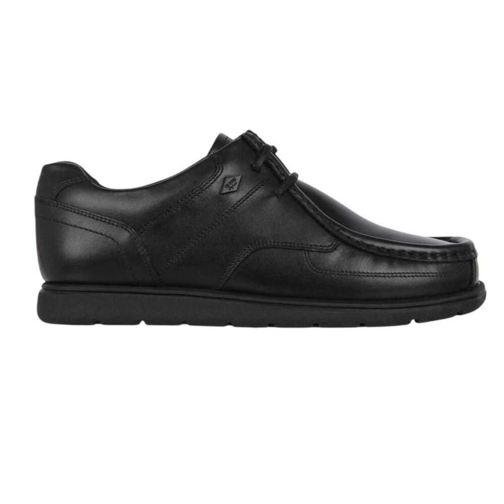 Lee Cooper Childrens/Kids Waltham Leather School Shoes / Black
